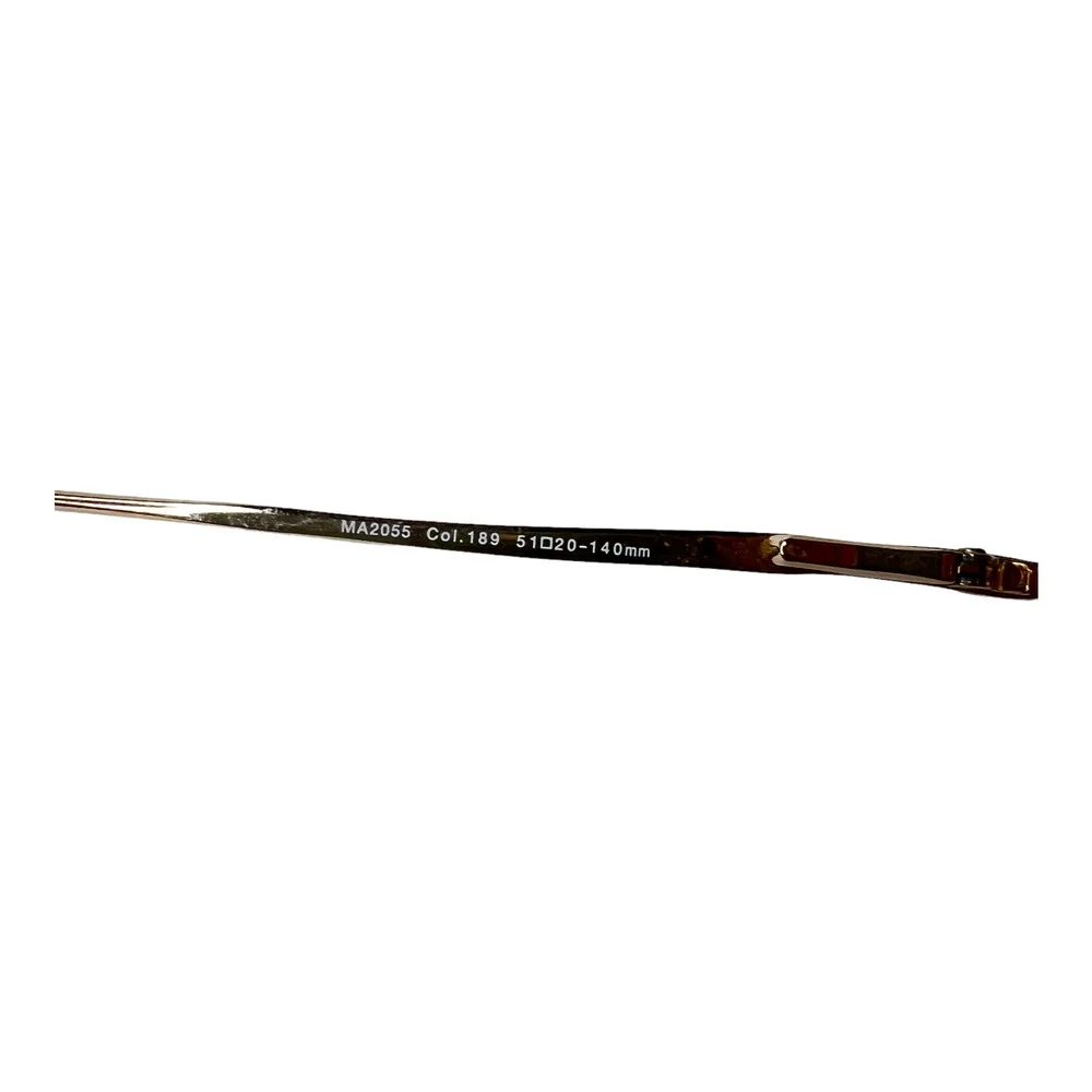 Marcolin MA2055 189 51-20-135 Brown Marble Full‎ Rim Eyeglasses Frame H3739